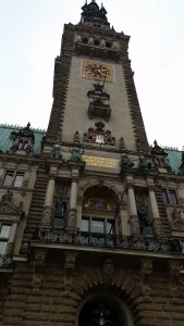 Der Turm des Hamburger Rathauses